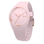 RRP £99.00 ICE-WATCH - Ice Glam Pastel Pink Lady - Pink Watch for Women with Silicone Bracelet -