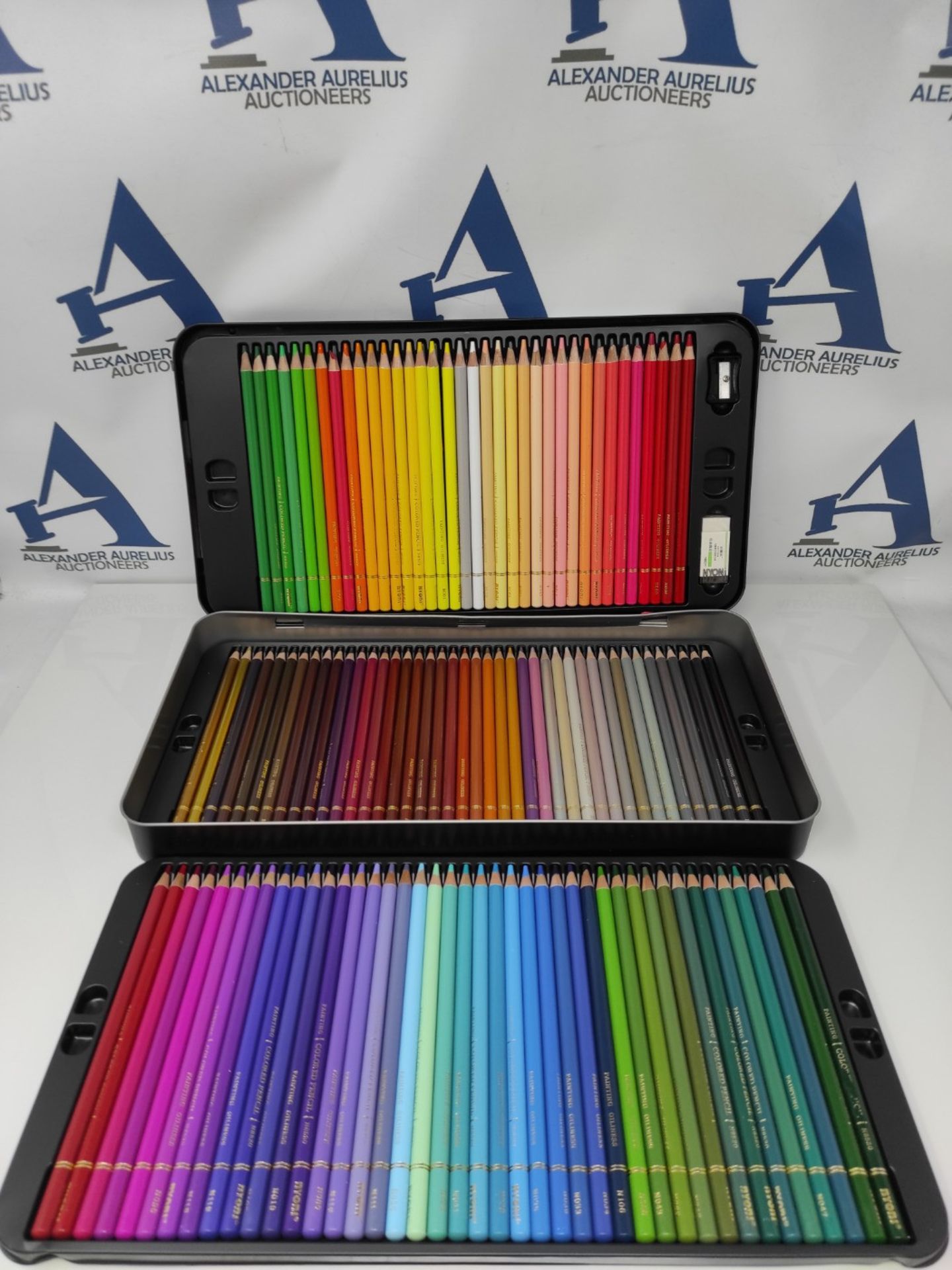 RRP £59.00 Acropaq - 120 oil-based colored pencils - Numbered Pencils - Set of 120 bright colors - Bild 3 aus 3