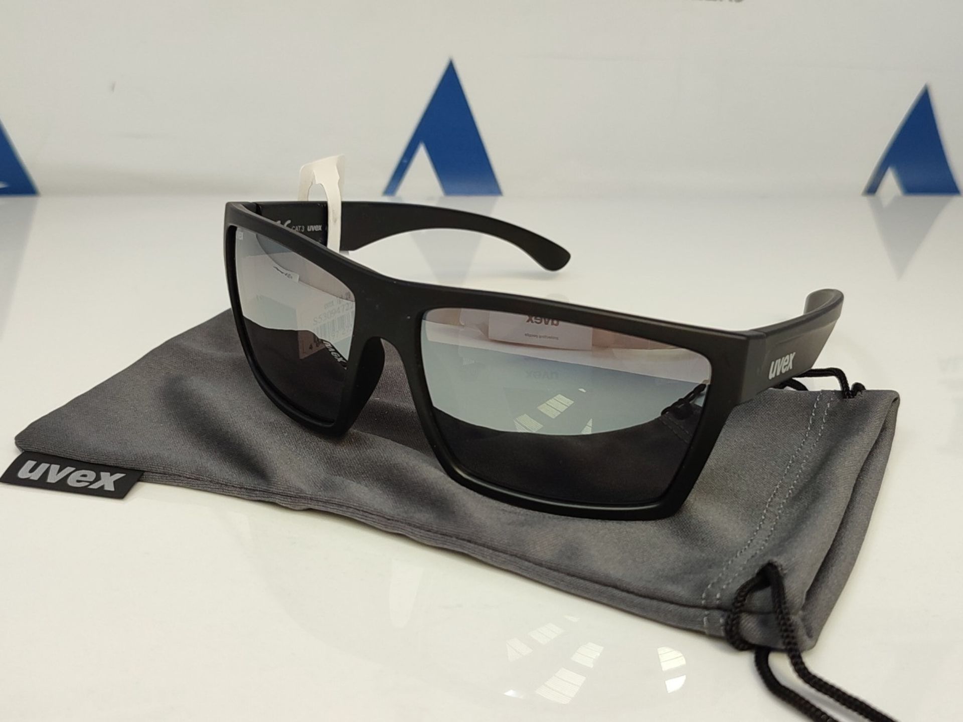 uvex LGL 29 - Sunglasses for women and men - mirrored - filter category 3 - black matt - Image 3 of 3