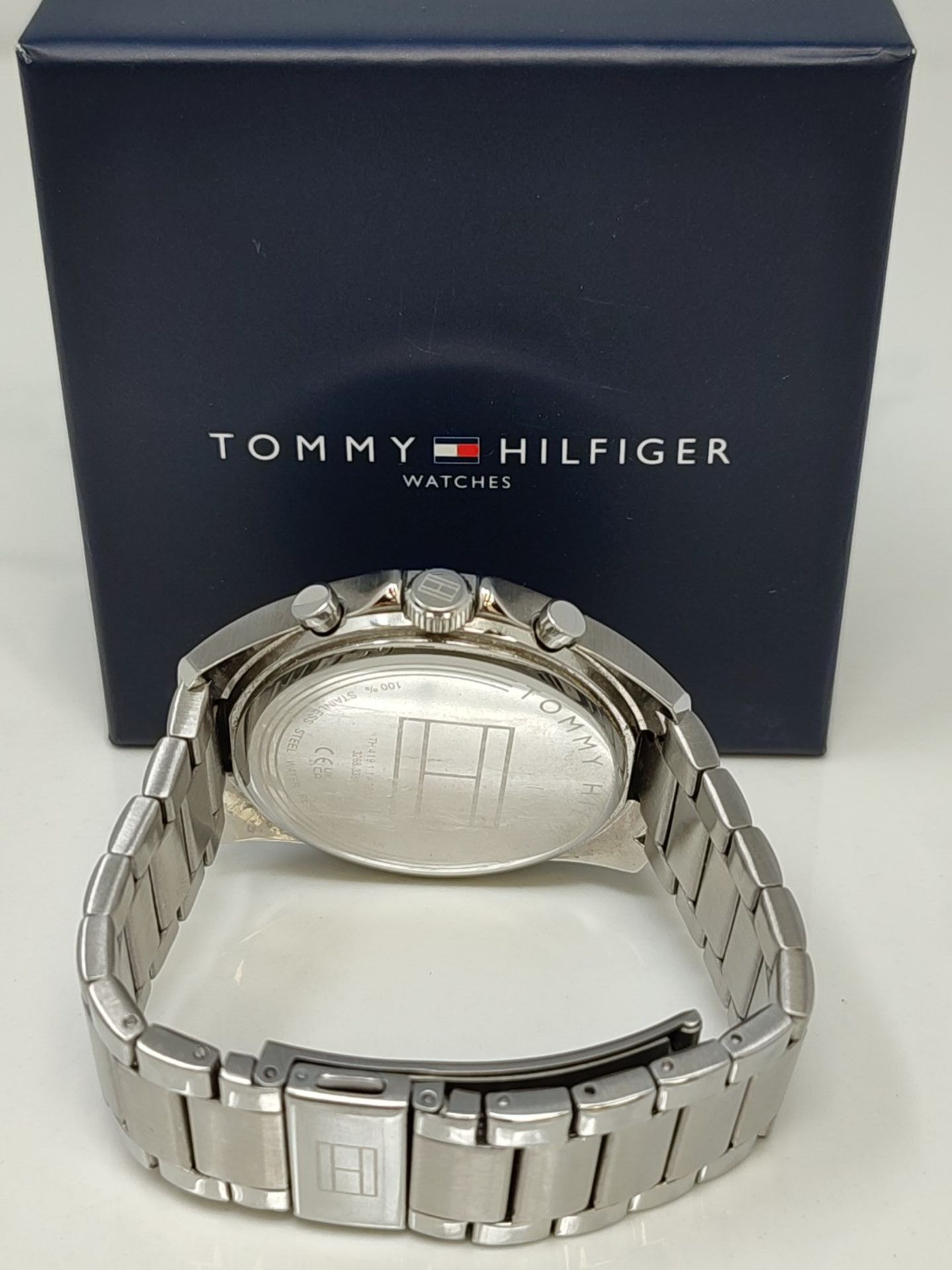 RRP £135.00 Tommy Hilfiger Multi Dial Quartz Men's Watch with Silver Stainless Steel Bracelet - 17 - Image 3 of 3