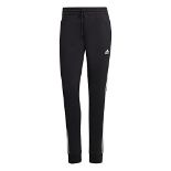 adidas Women's Essentials 3-Stripes Jogging Pants, Black/White, L