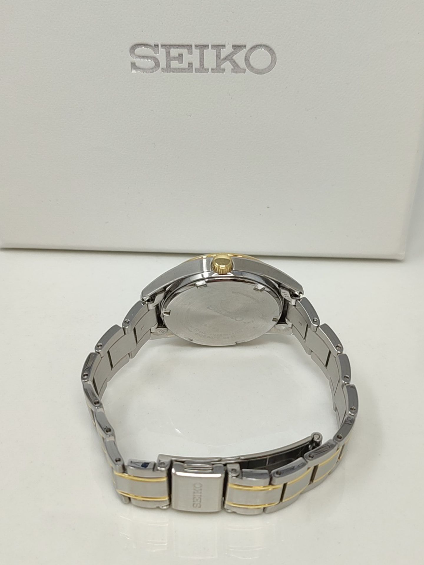 RRP £163.00 Seiko women's watch quartz stainless steel with stainless steel band SUR466P1 - Image 3 of 3