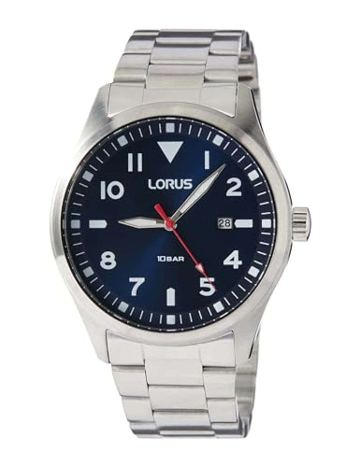 RRP £61.00 Lorus Men's Analog Quartz Watch with Metal Bracelet RH925QX9