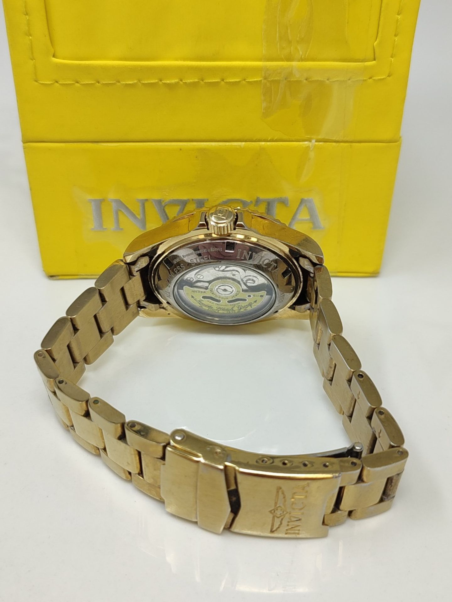 RRP £100.00 Invicta Pro Diver - Men's stainless steel watch with automatic movement - 40 mm, Gold - Image 3 of 3