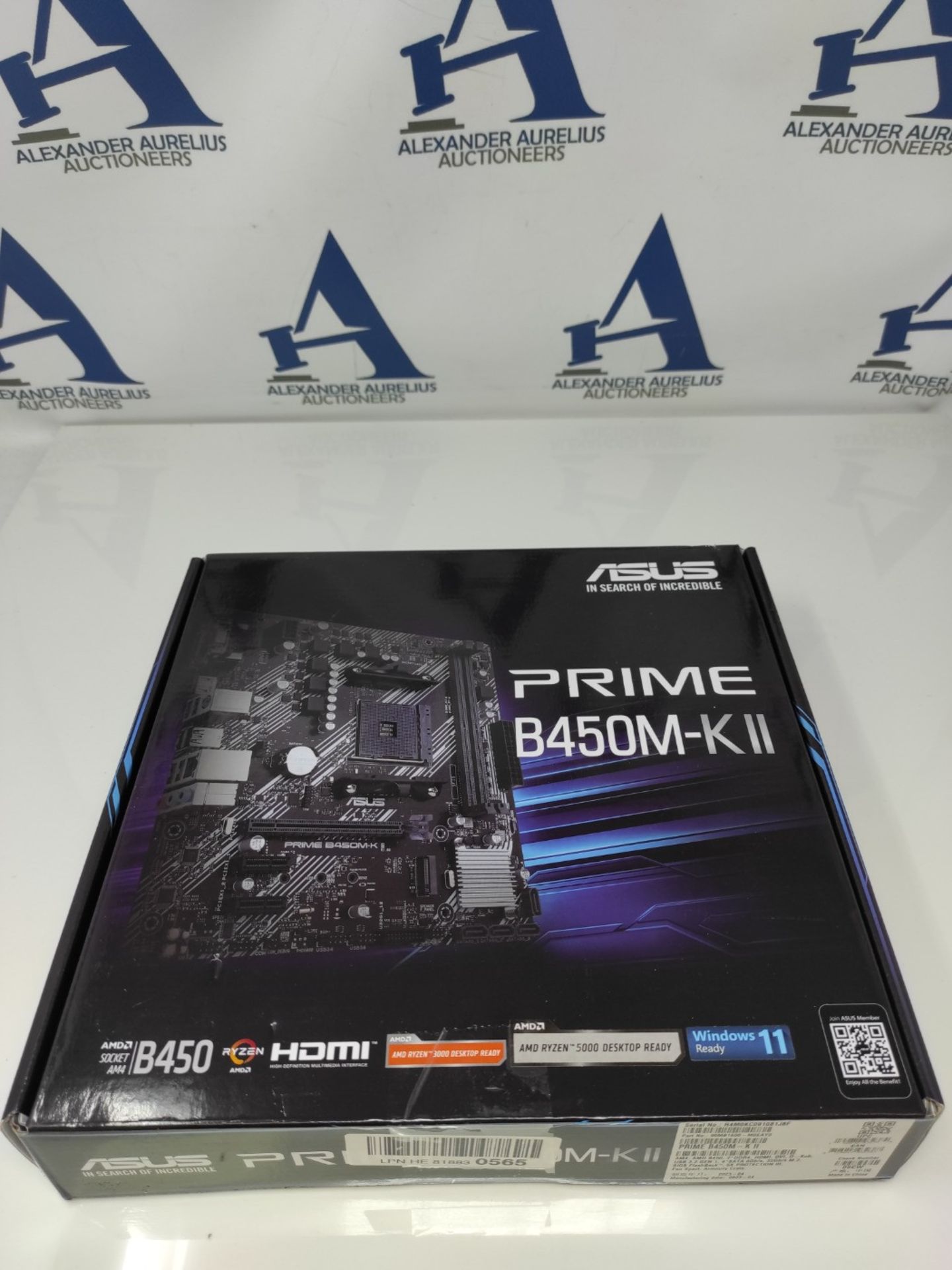 RRP £67.00 ASUS PRIME B450M-K II, micro ATX AMD B450 motherboard (Ryzen AM4) with M.2 support, HD - Image 2 of 3