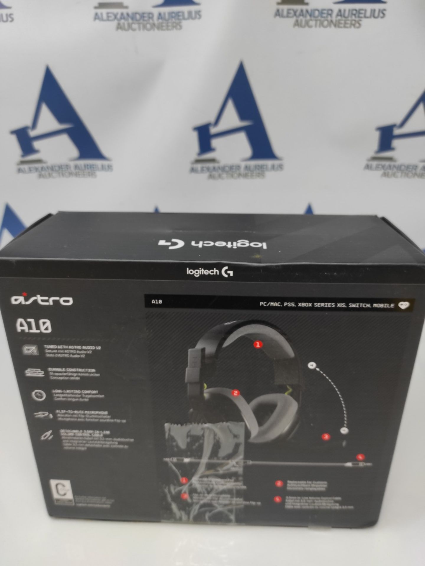 RRP £62.00 ASTRO A10 Gaming Headset Gen 2 Wired headset, Over-Ear gaming headphones, Lightweight - Image 2 of 3