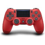 RRP £50.00 PlayStation 4 - Dualshock 4 Wireless Controller V2, Red (Magma Red)