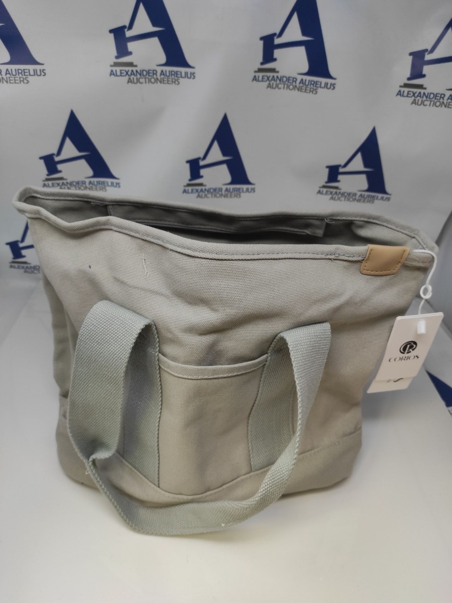 CORIOS Women's Tote Bags Canvas Shoulder Bag Large Capacity Handbag Multifunctional Sh - Image 2 of 2