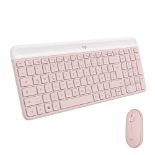 RRP £52.00 Logitech MK470 Slim Combo Wireless Keyboard and Mouse Set - Modern, compact layout, ex