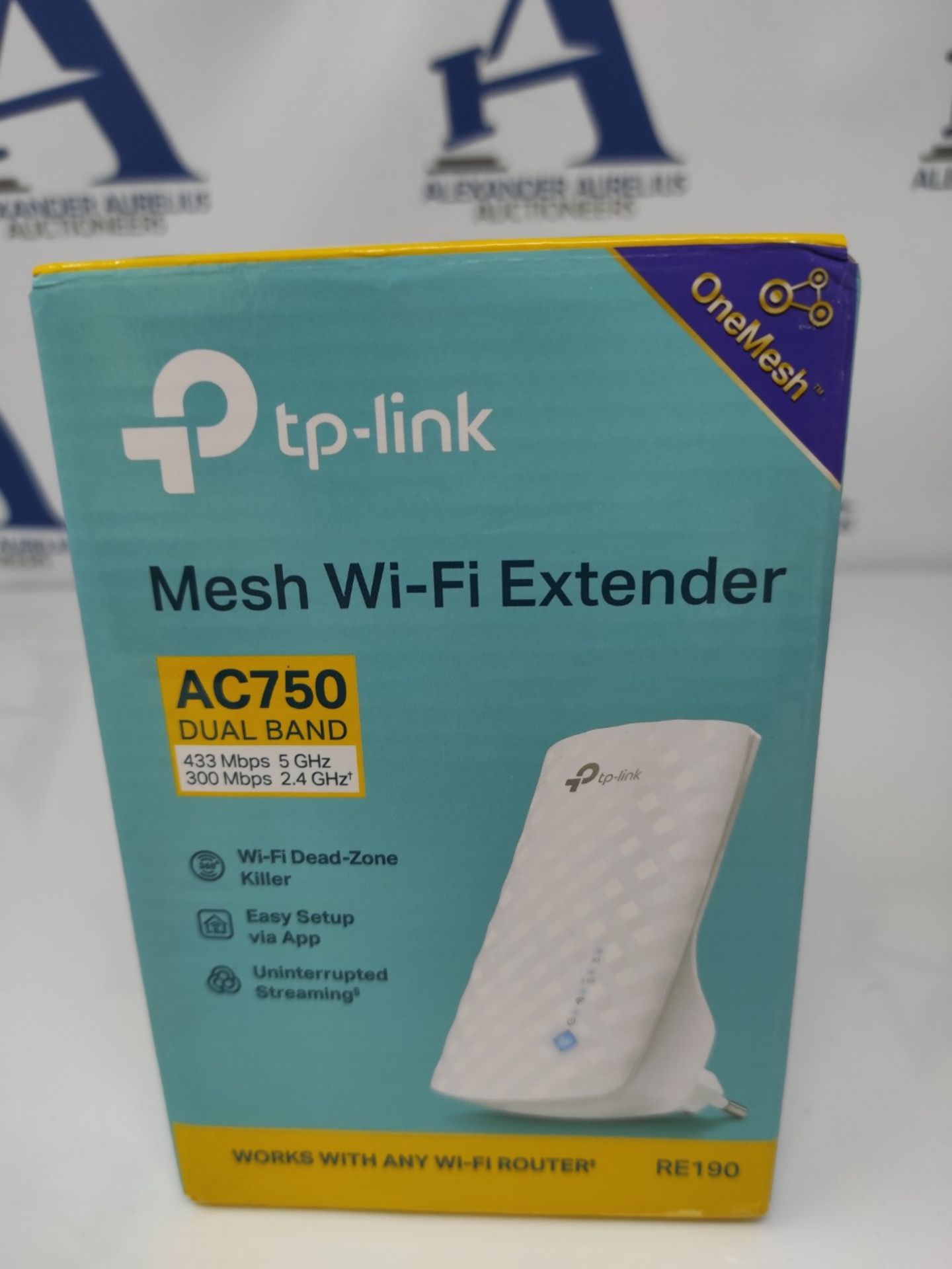 TP-Link RE190 Mesh WiFi Repeater, Wireless Wifi, Dual-Band Speed   750 Mbps, Wifi - Image 2 of 3