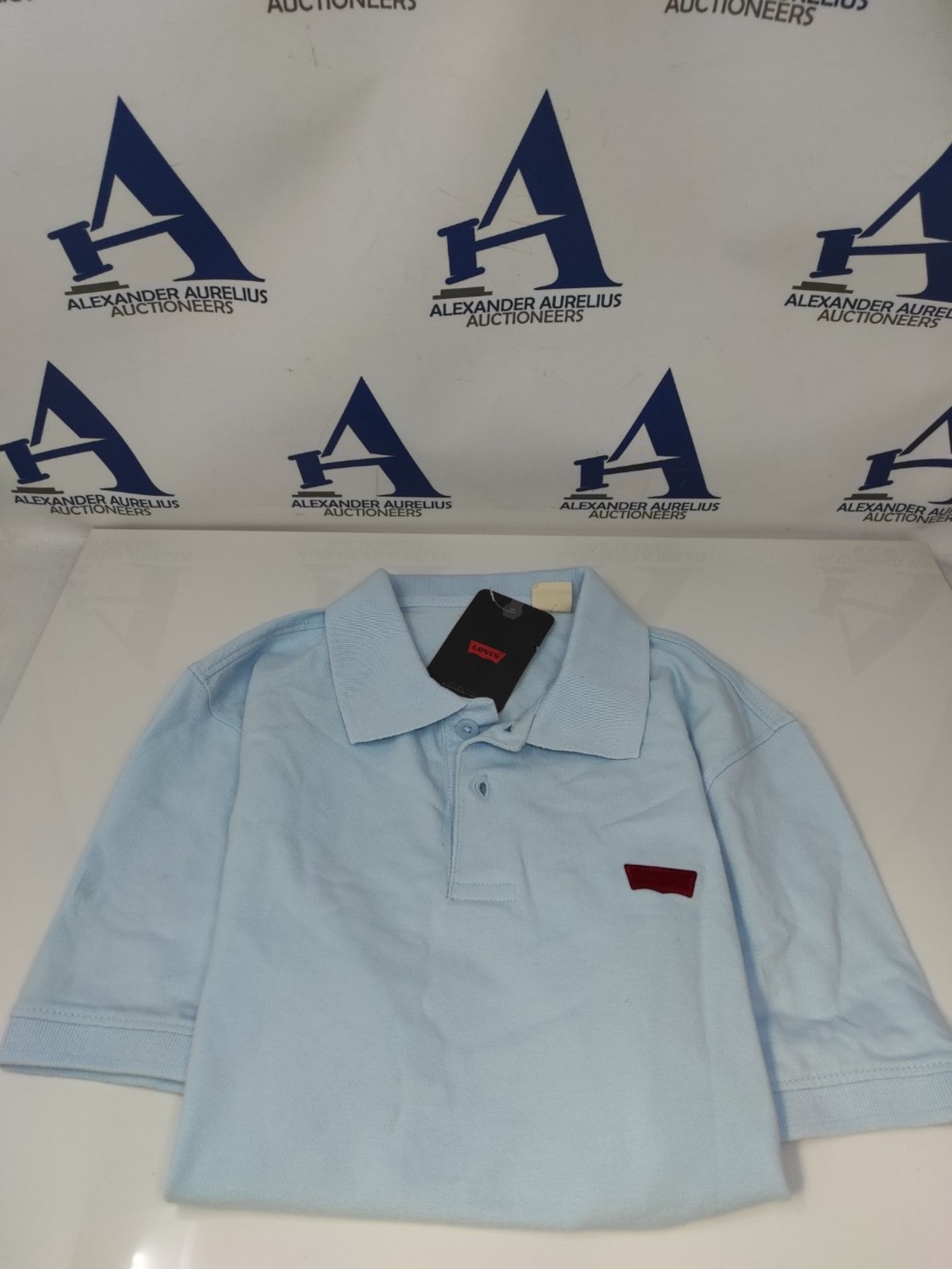 Levi's Men's Slim Housemark Polo Shirt, Omphalodes, XS - Image 2 of 3