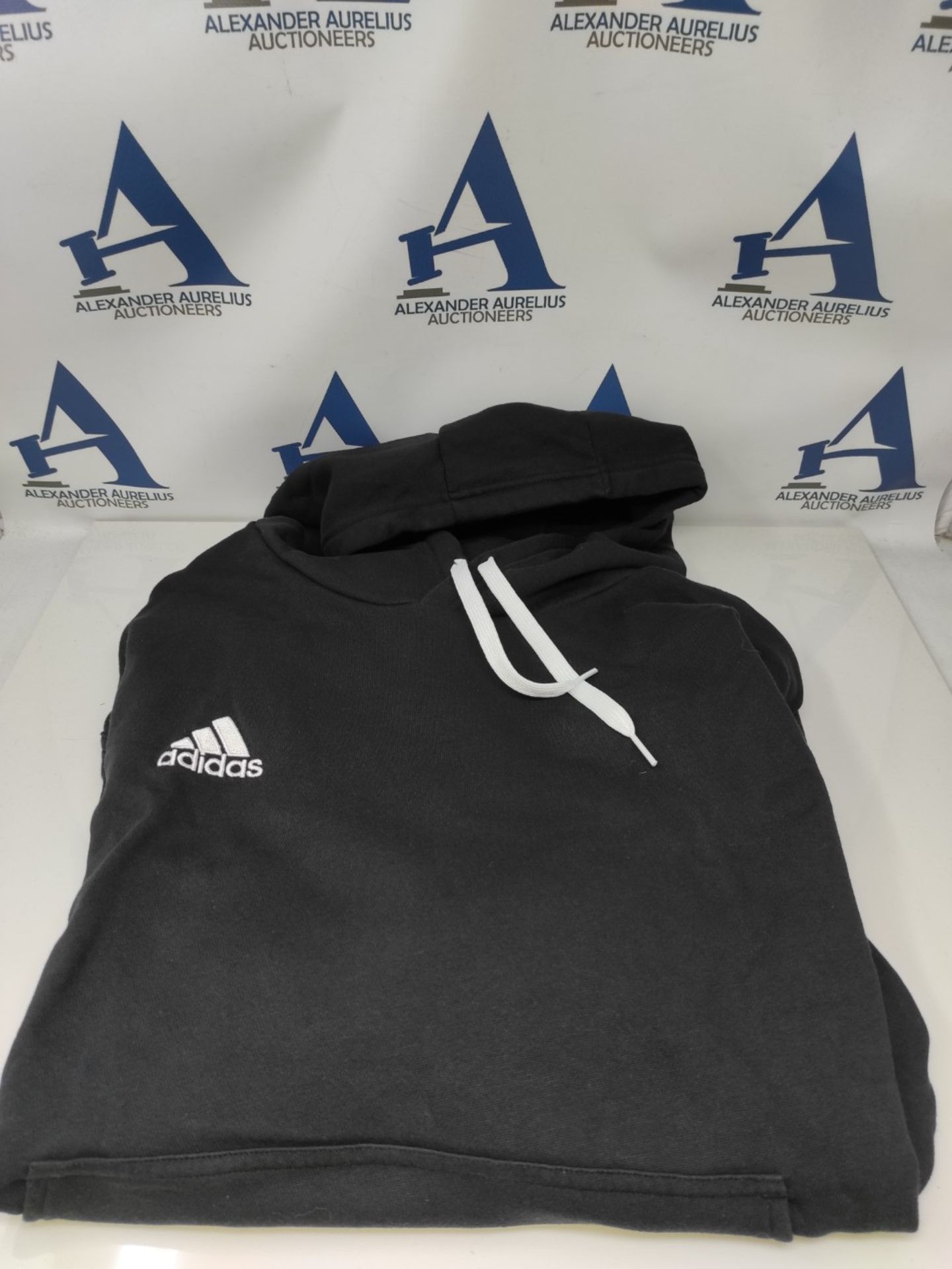 adidas Men's Ent22 Hoodie Sweatshirt, Black, 3XL EU - Image 2 of 3