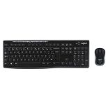Logitech MK270 Combo Wireless Keyboard and Mouse for Windows, Wireless 2.4 GHz, Compac