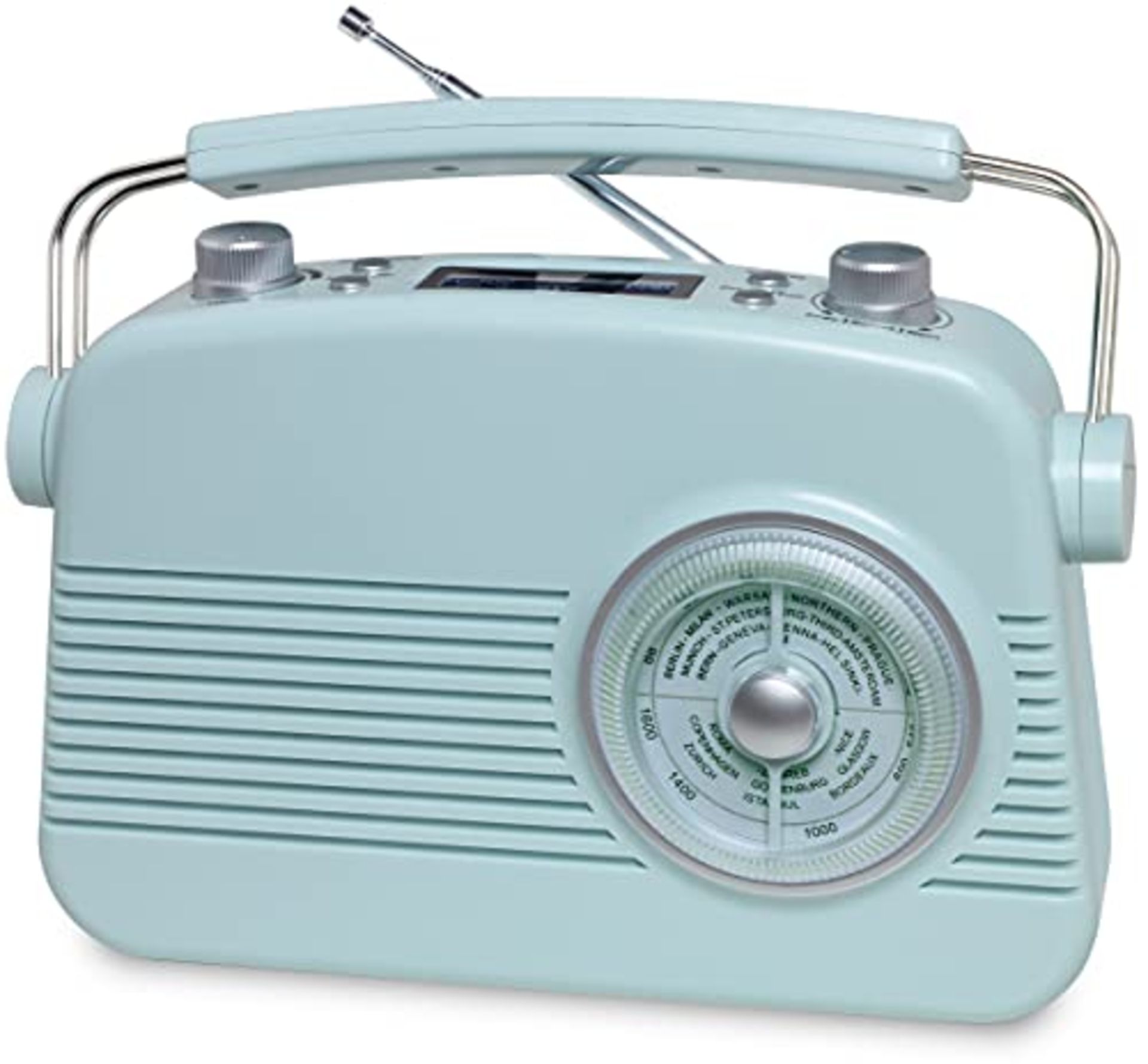 Blaupunkt TERRIS VINTAGE RADIO, portable nostalgic retro radio with state-of-the-art s