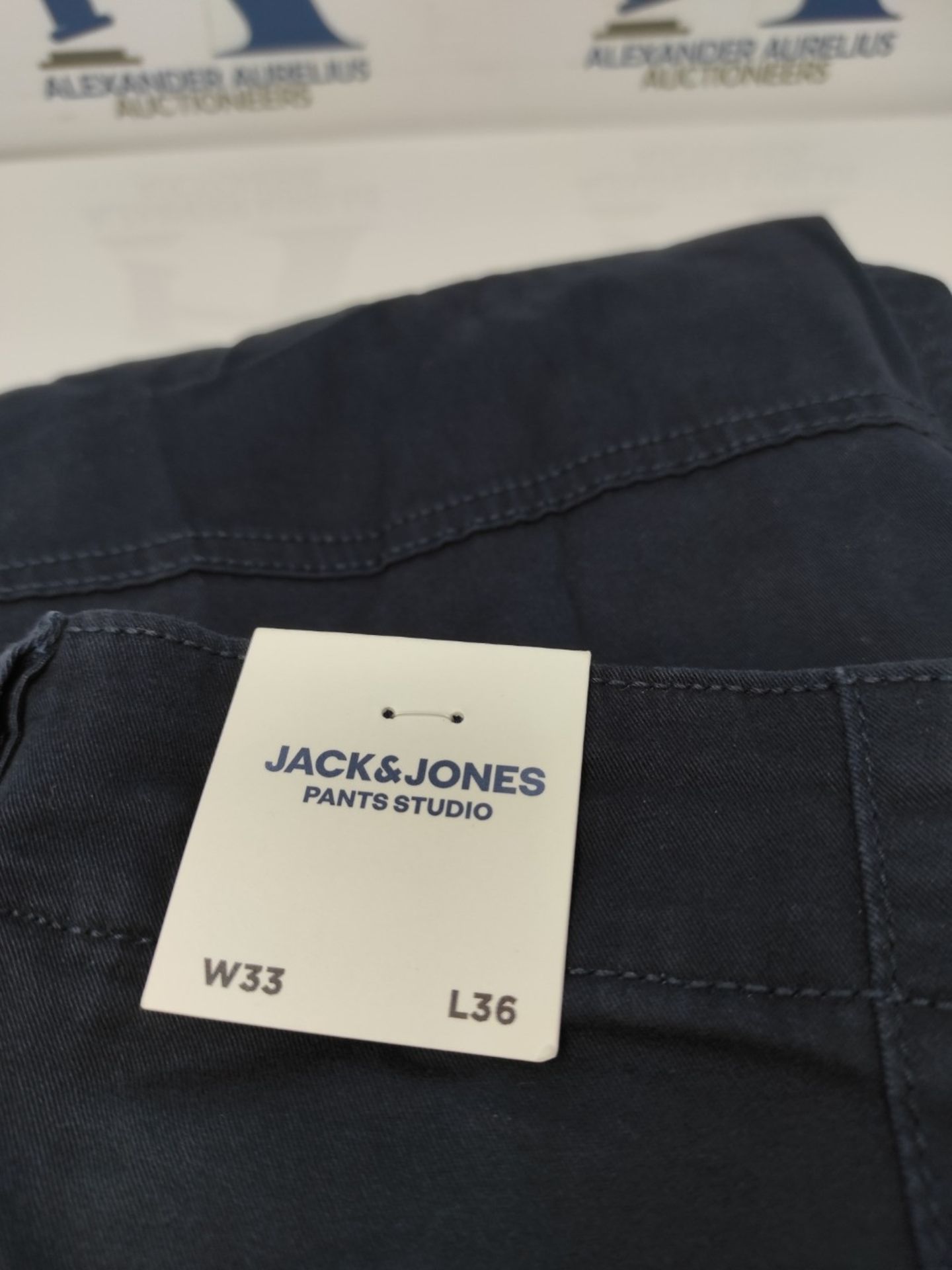Jack & Jones Men's AKM 542 Paul Flake lifestyle pants, Navy Blazer, 33W / 36L EU - Image 3 of 3