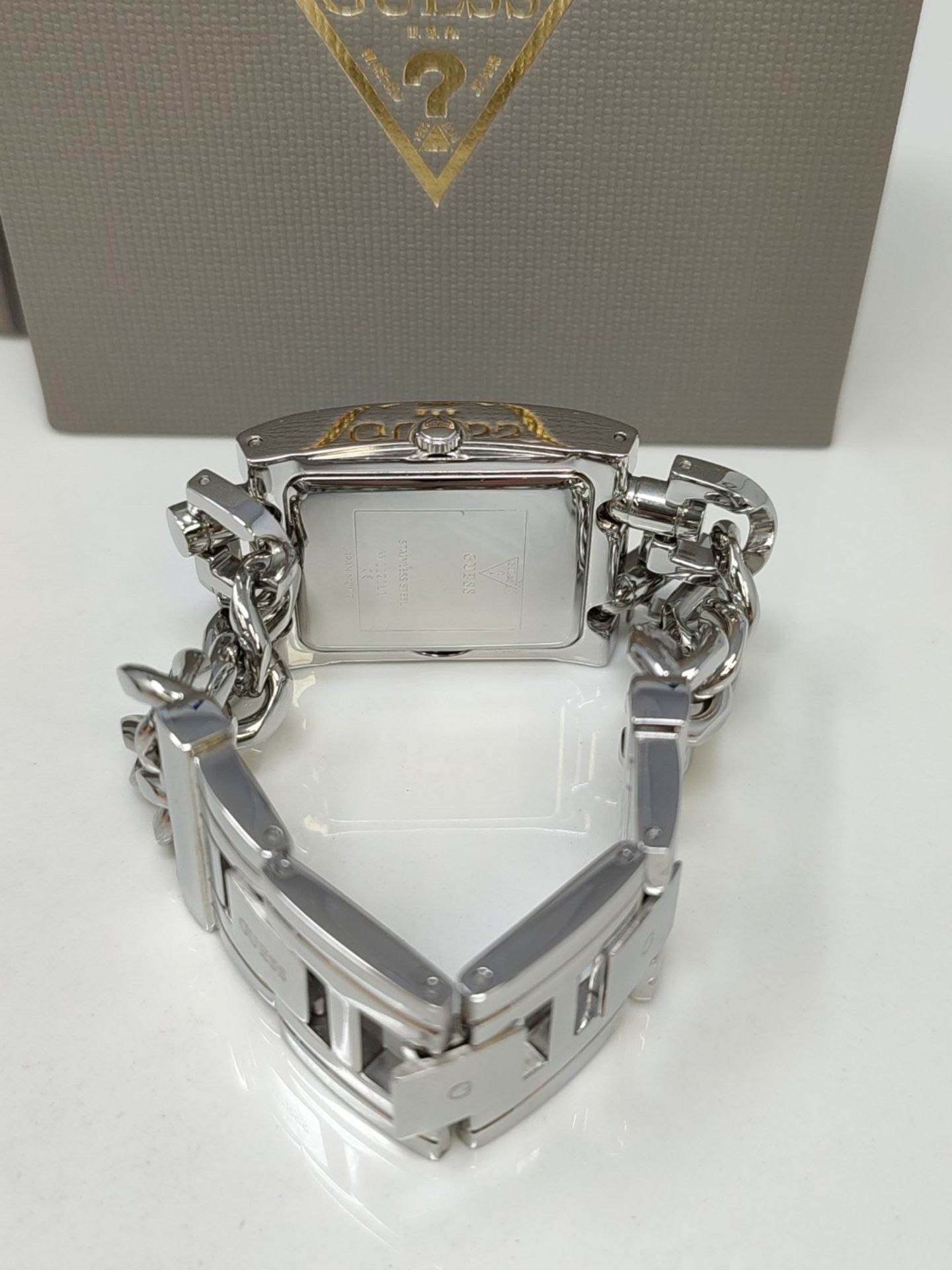 RRP £180.00 Guess women's analog watch with heavy metal and stainless steel band. - Image 3 of 3