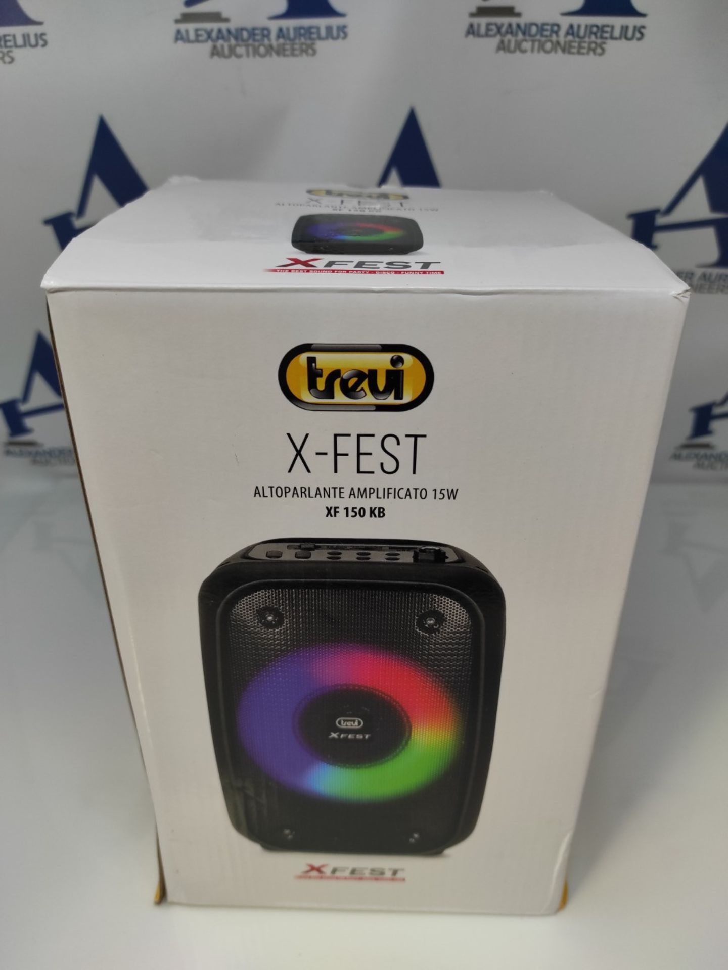 Trevi XFest XF 150 KB Portable Amplified Speaker 15W, Portable Bluetooth Speaker with - Image 2 of 3