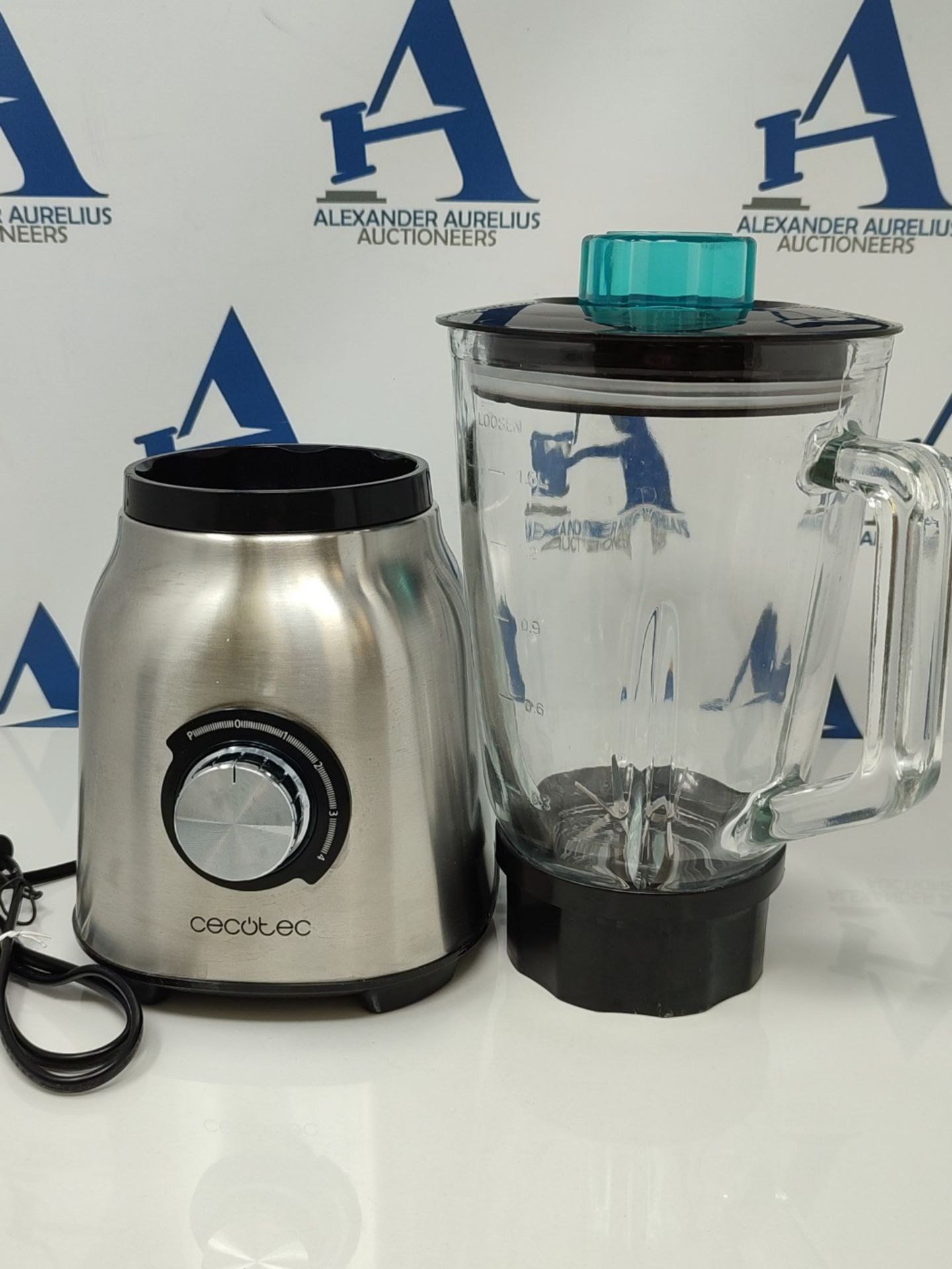 Cecotec Power Black Titanium 1800MAX Wizard Blender. 1800W, 5 Speeds, 6 Stainless Stee - Image 3 of 3