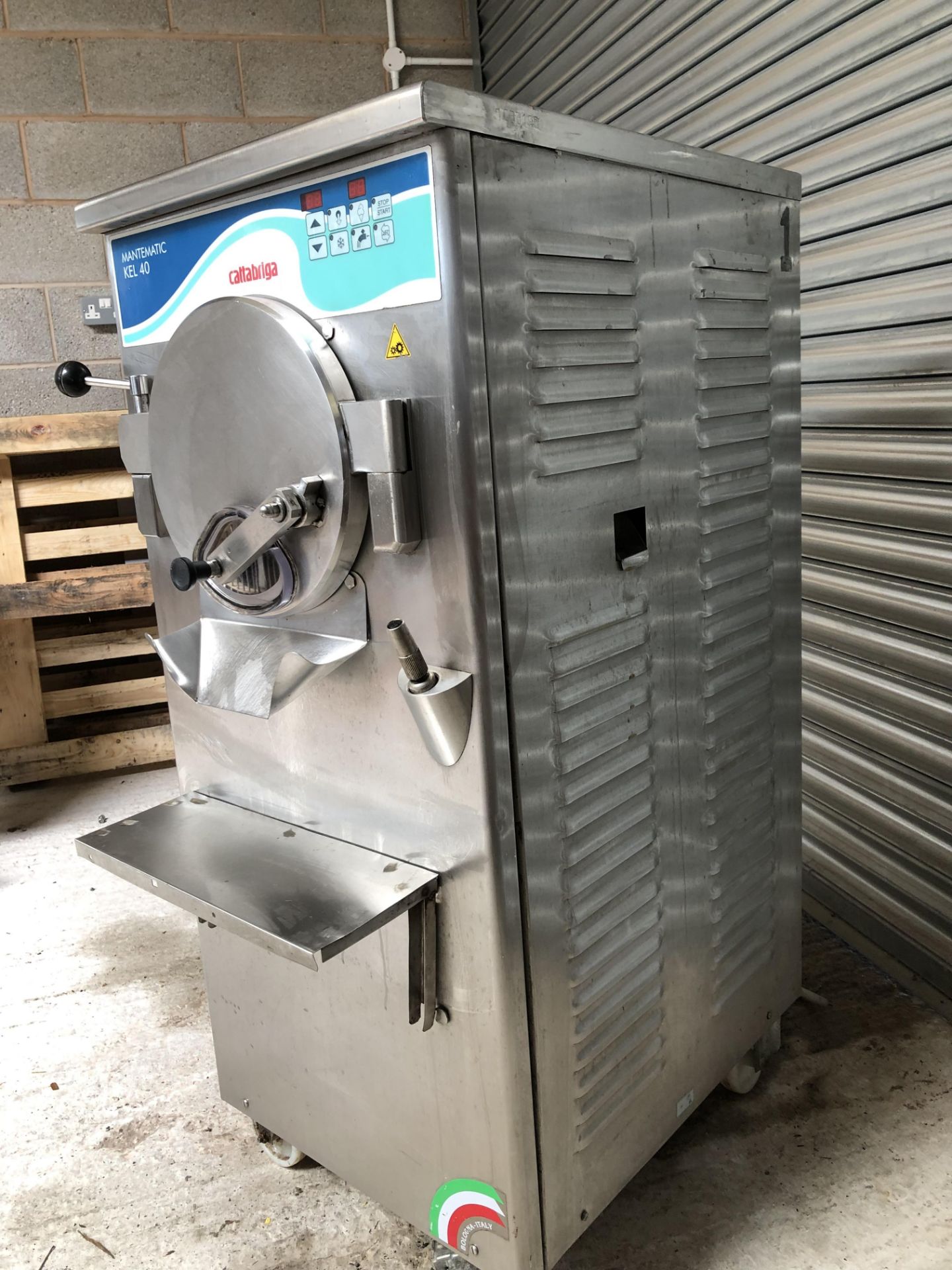 Cattabriga Mantematic KEL 40 Horizontal Batch Ice Cream Freezer 40 litres