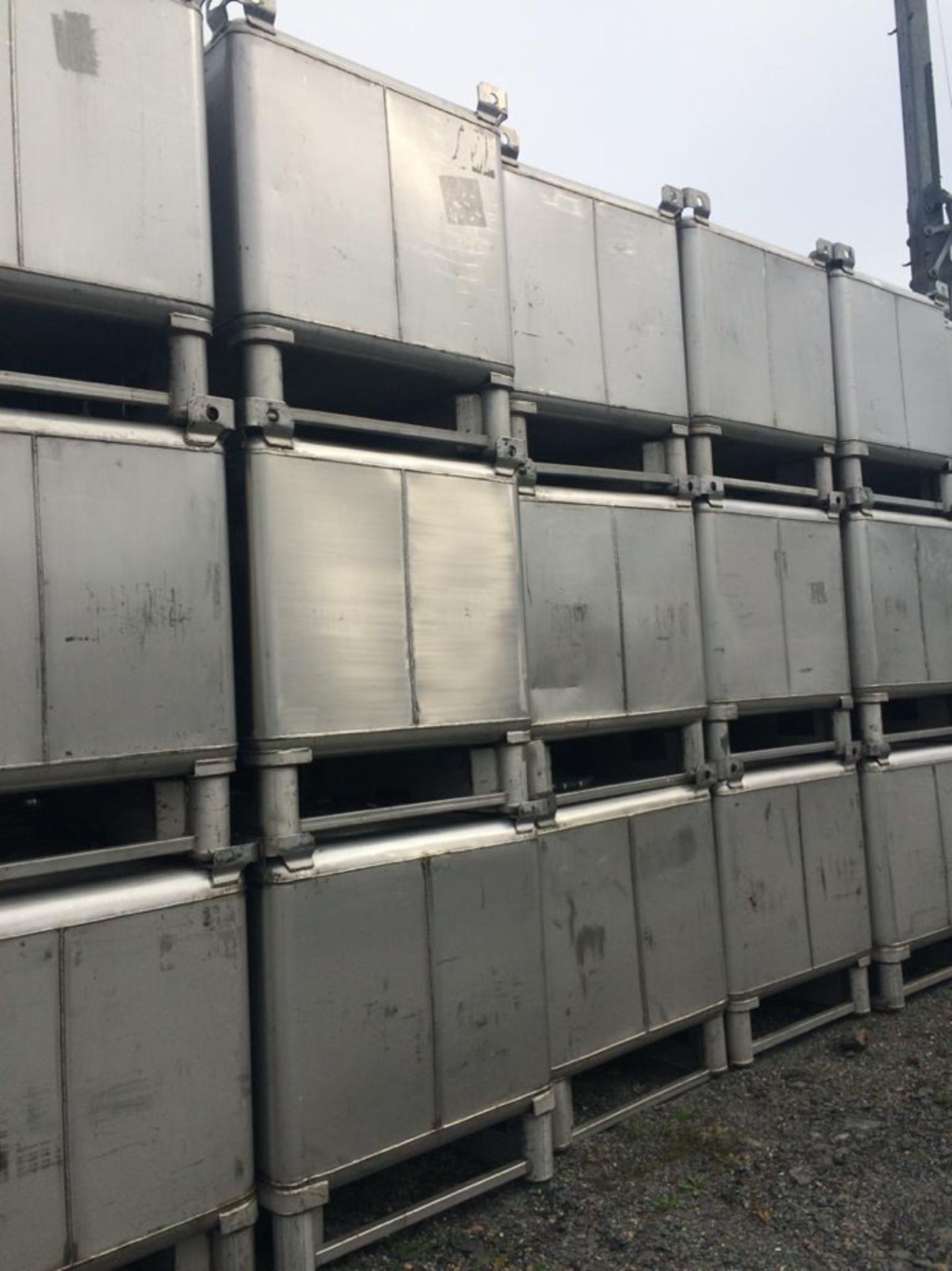 1,000 Stainless Steel IBC Transport tanks