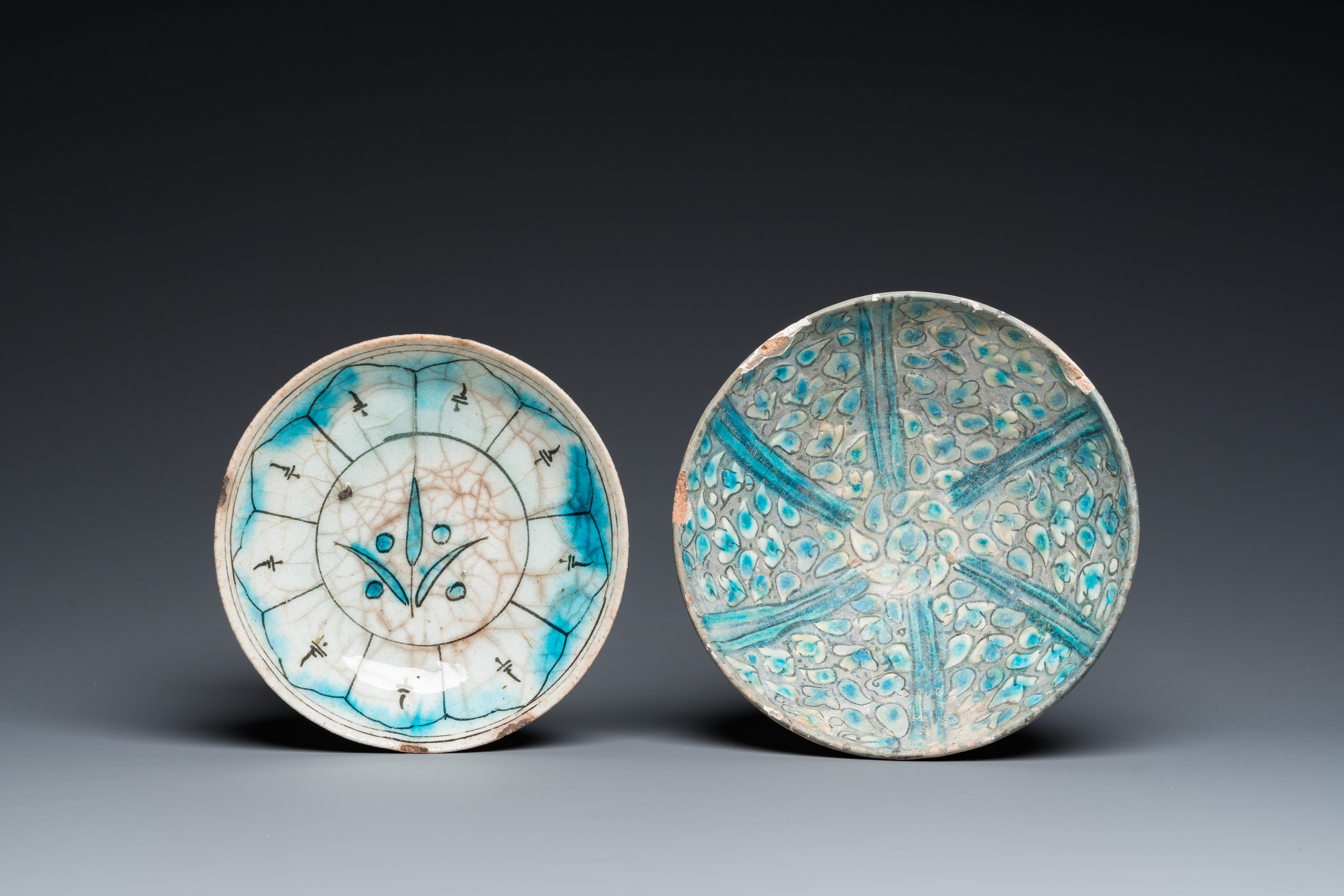 Twelve Ottoman and Persian pottery wares, 13th C. and later - Image 27 of 34