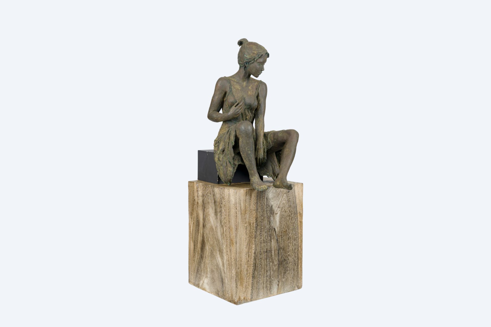 Gis De Maeyer (1942): 'Odine', patinated bronze, ed. 4/8