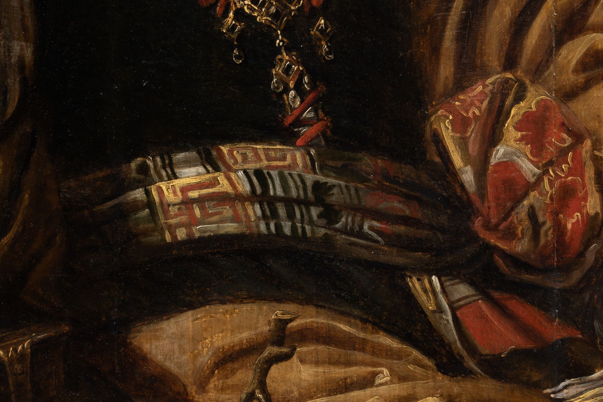Flemish school: The penance of Mary Magdalene, oil on panel, 18th C. - Bild 4 aus 5