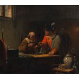 Joseph Van Oudenhoven (ca. 1825-1900 or in the manner of): The antiquities dealer, oil on panel