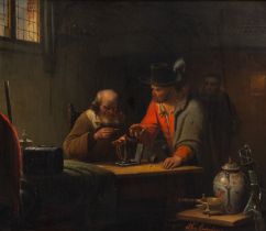 Joseph Van Oudenhoven (ca. 1825-1900 or in the manner of): The antiquities dealer, oil on panel