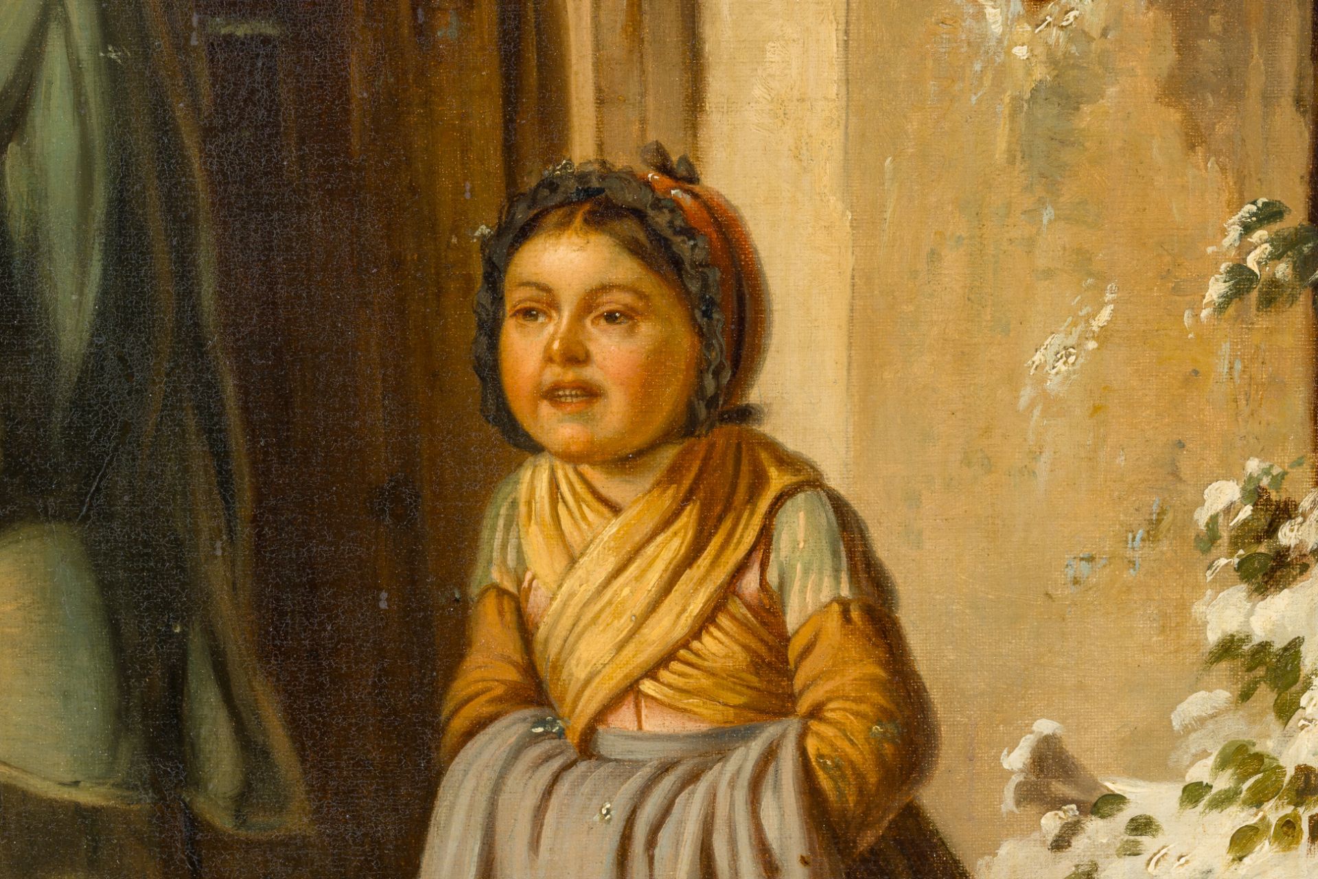 Alexis De Leeuw (1822-1900): Family happiness, oil on canvas - Bild 7 aus 7