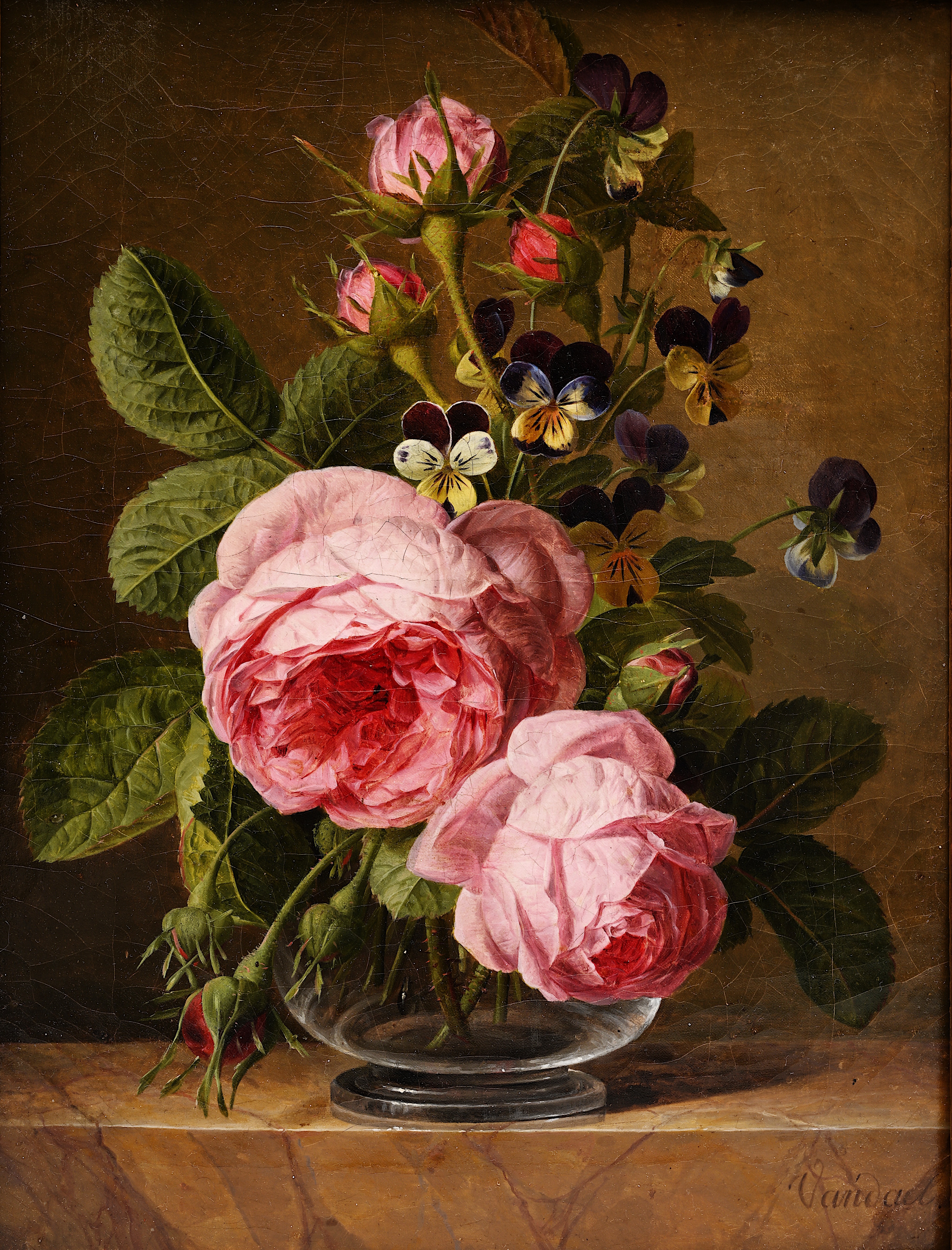 Jan Frans Van Dael (1764-1840): Still life of flowers, oil on canvas