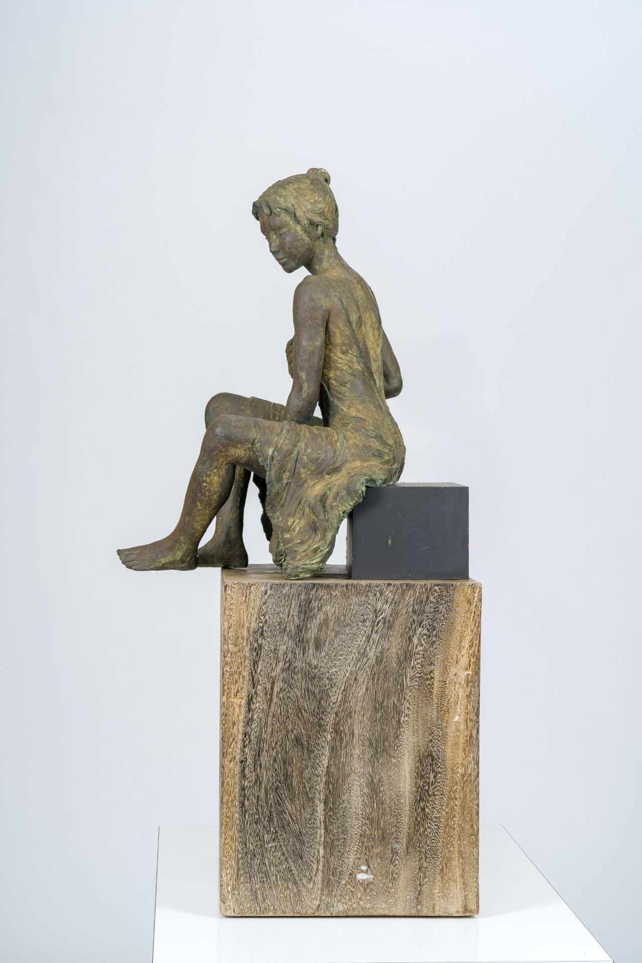 Gis De Maeyer (1942): 'Odine', patinated bronze, ed. 4/8 - Image 4 of 11