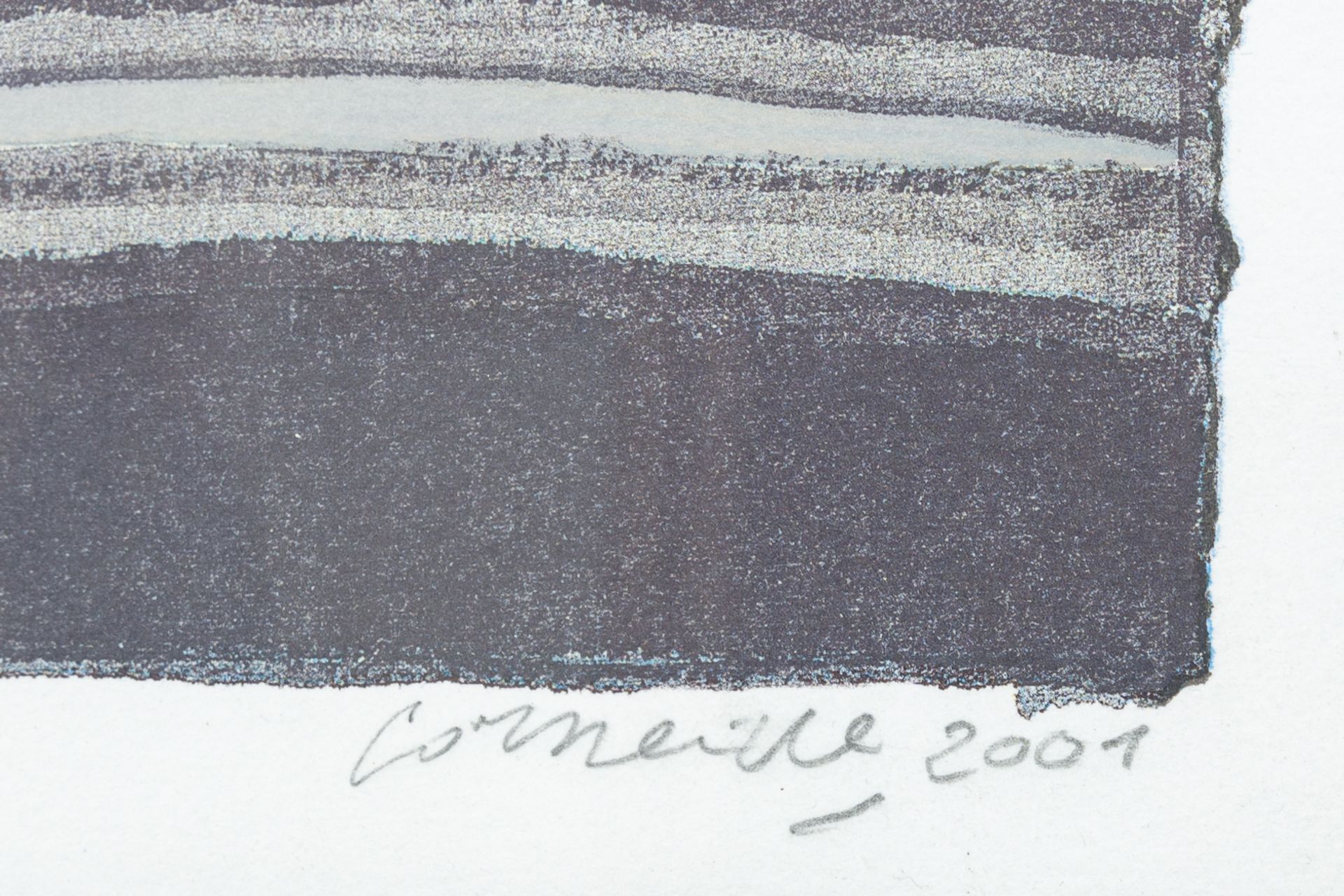 Guillaume Corneille van Beverloo (Corneille, 1922-2010): 'Maastricht', lithograph in colours, ed. E/ - Bild 4 aus 5