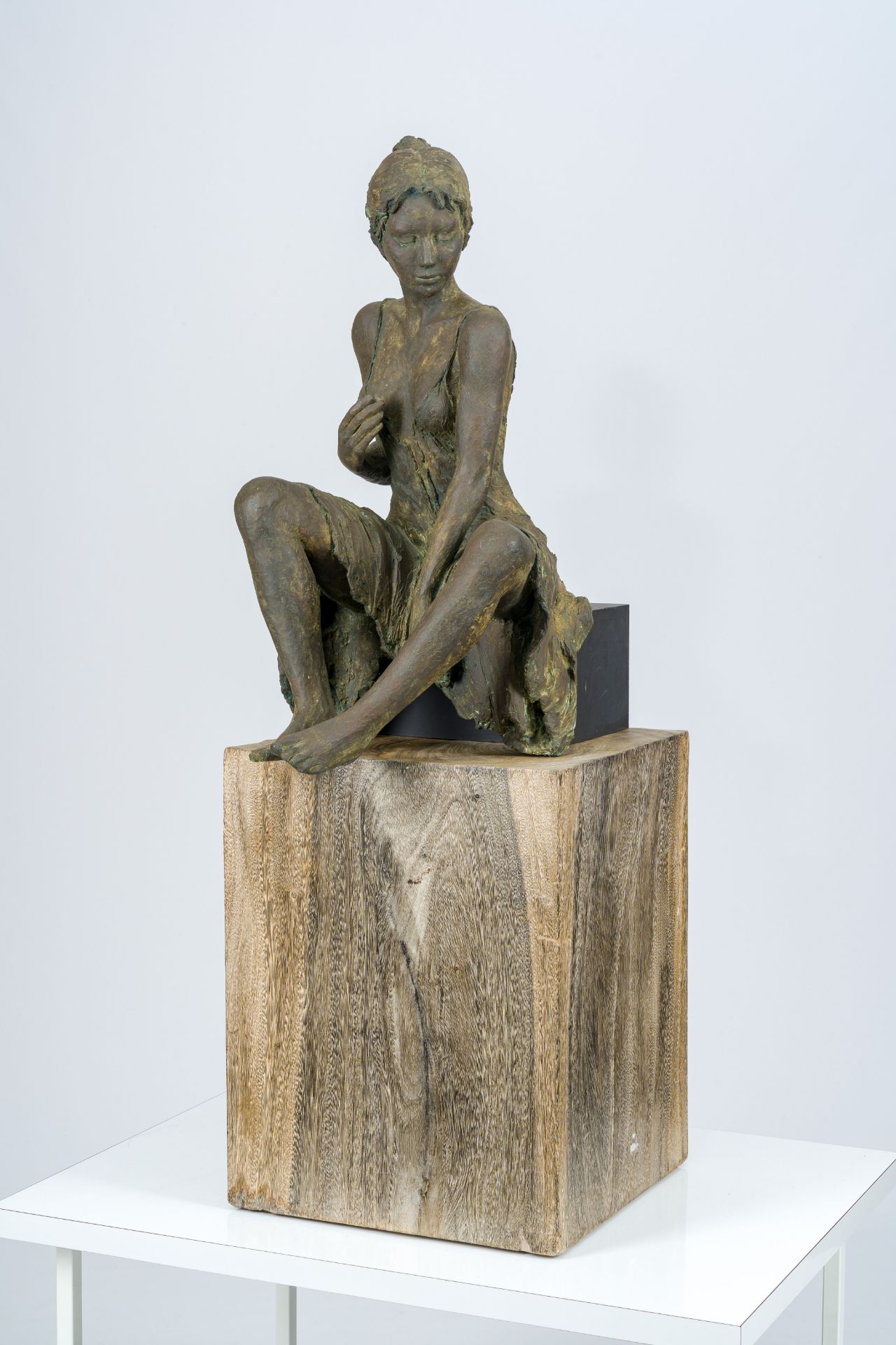 Gis De Maeyer (1942): 'Odine', patinated bronze, ed. 4/8 - Image 2 of 11