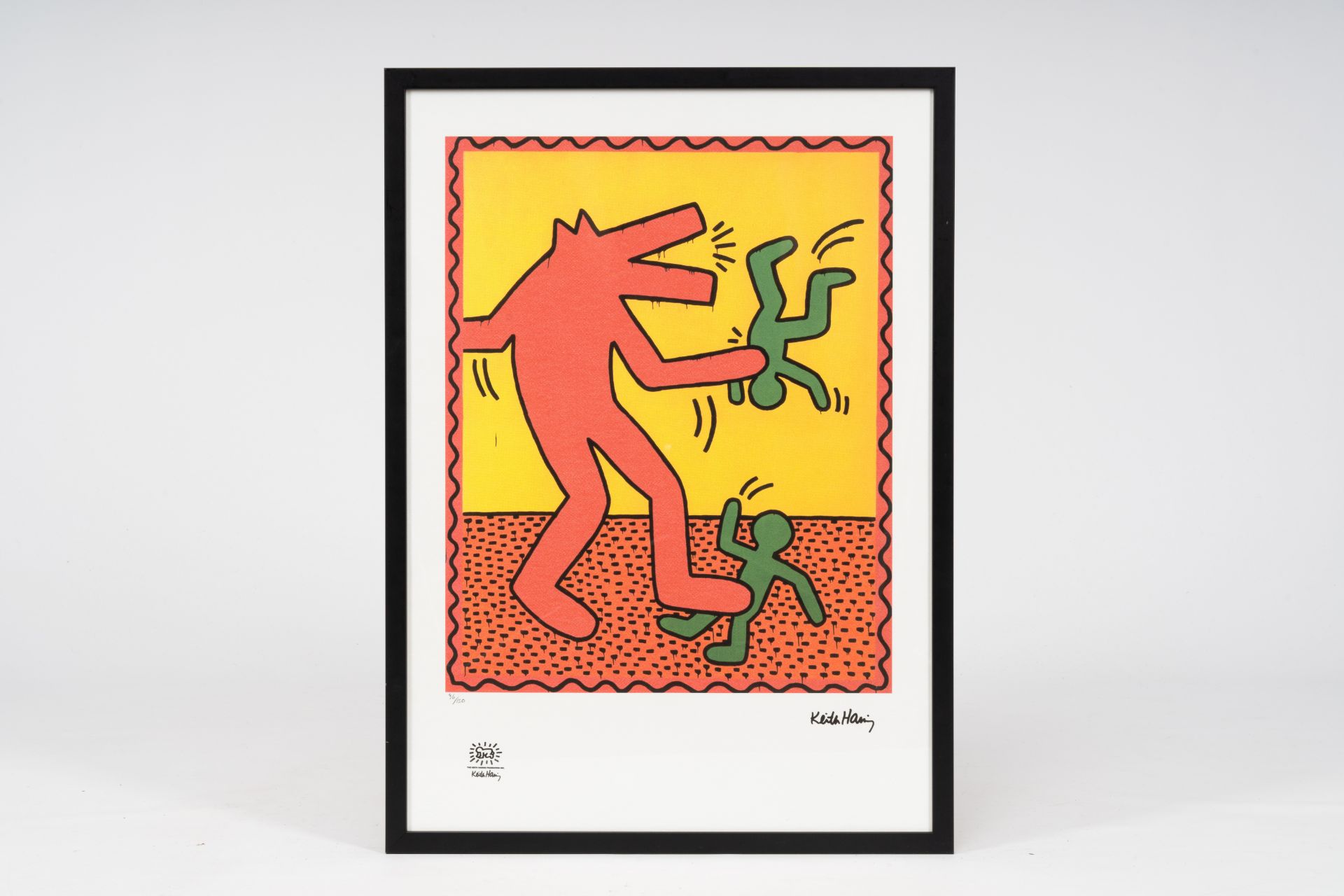 Keith Haring (1958-1990, after): 'Red dog', multiple, ed. 96/150 - Image 2 of 7