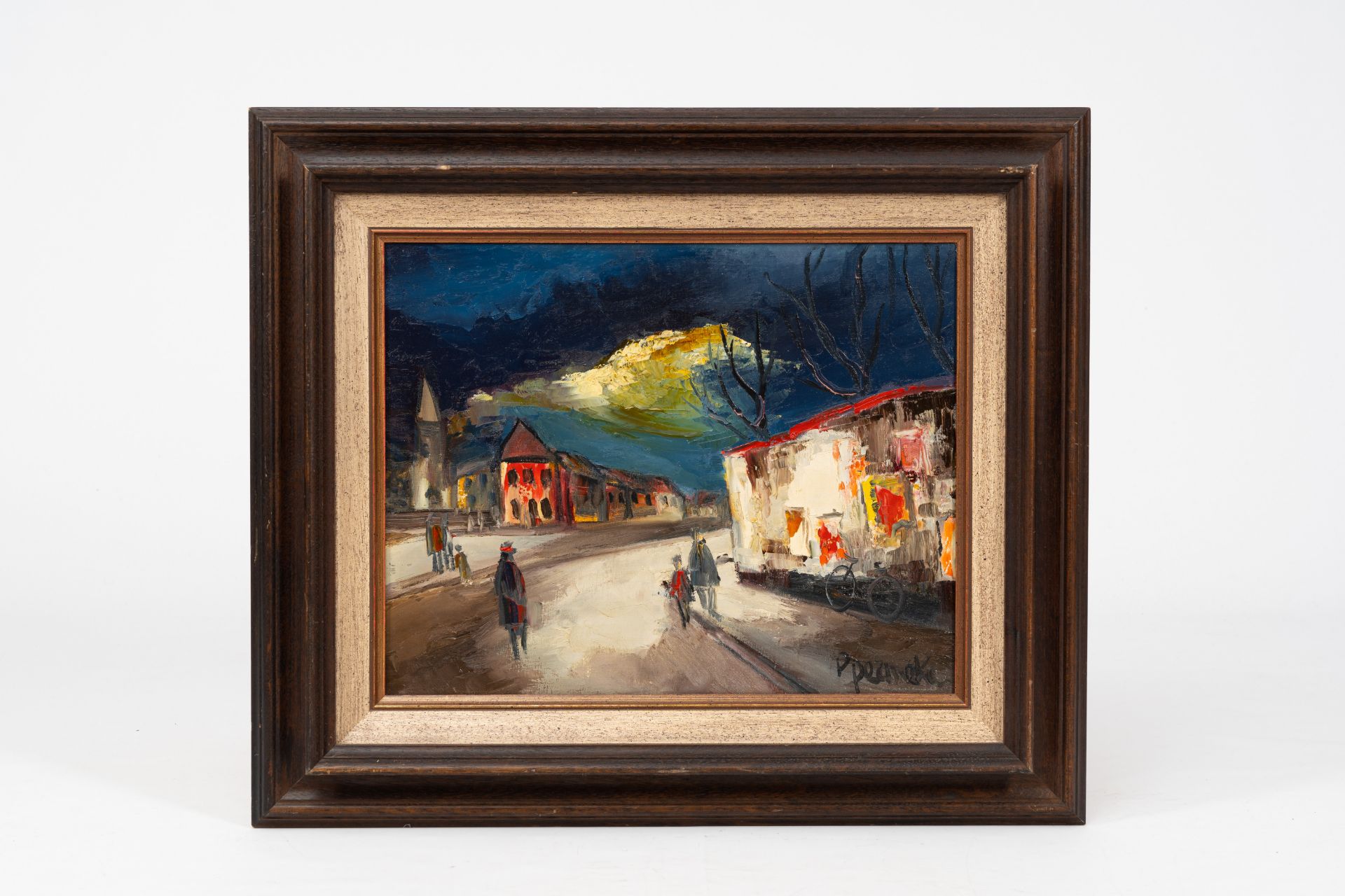 Paul Permeke (1918-1990): Winter in the city, oil on canvas - Bild 2 aus 6