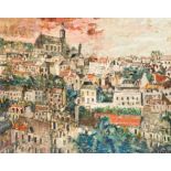 Leo Piron (1899-1962): 'Morlaix Finisterre (Bretagne)', oil on canvas