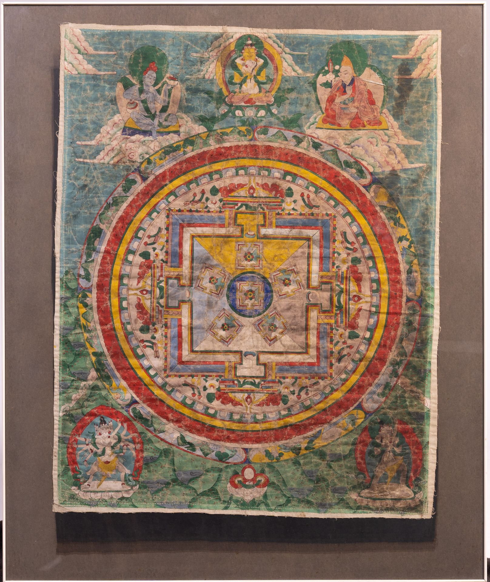 A 'mandala' thangka, Tibet, 19th/20th C.