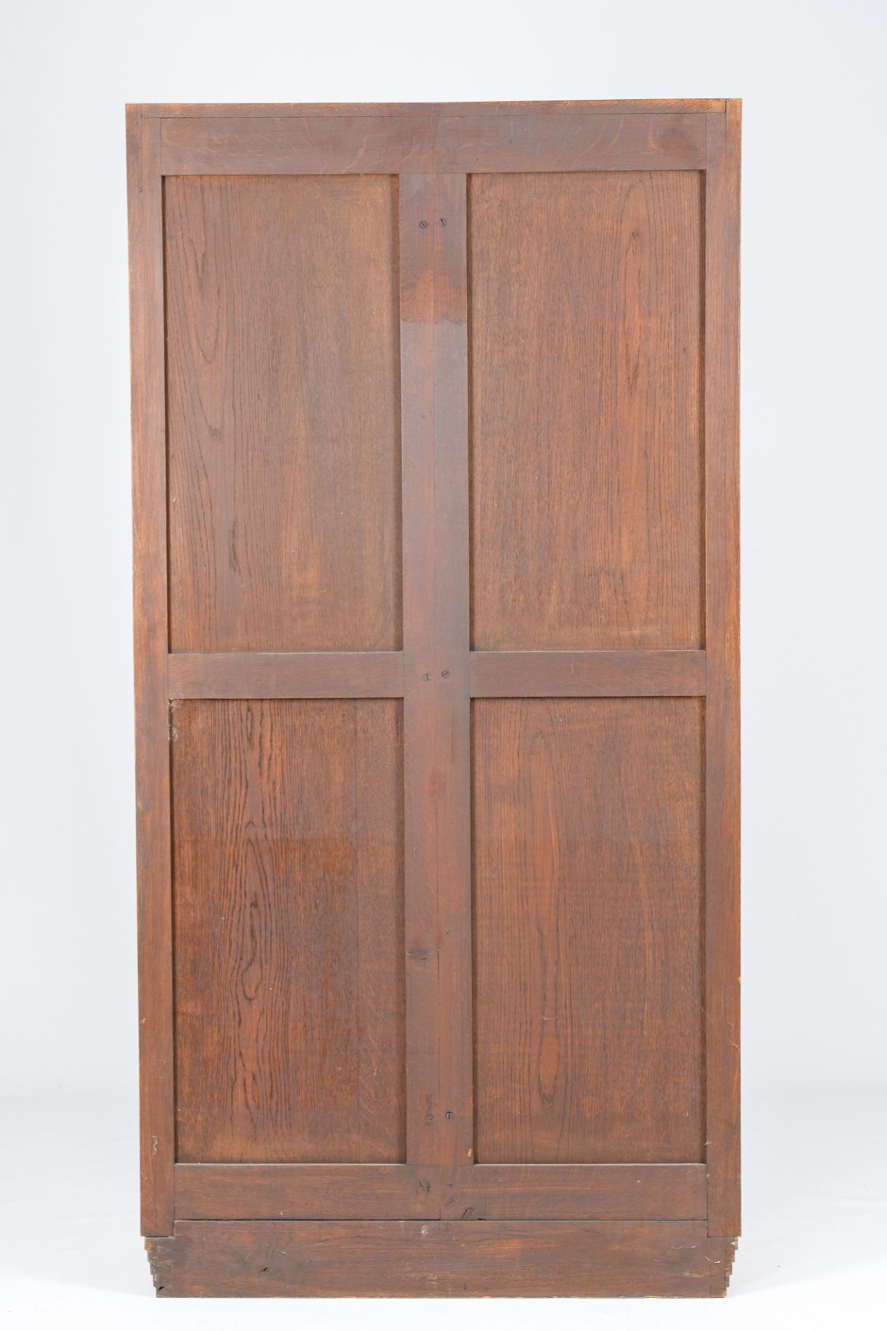 A French veneered wood Art Deco two-door cabinet, first half 20th C. - Image 5 of 6
