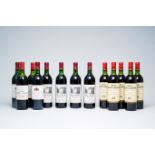 Five bottles of Chateau Malartic-Lagraviere, 4 bot. Ch. Taillefer Pomerol, 2 bot. Ch. Moulinet Pomer