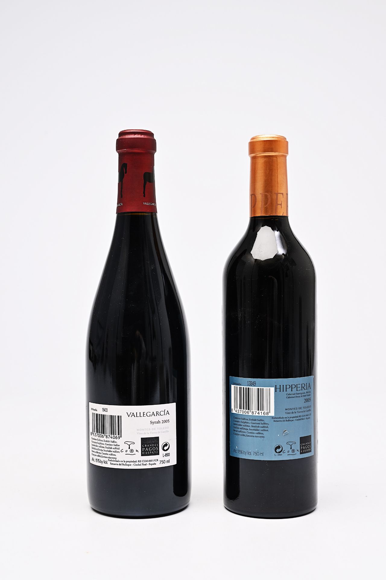 Six bottles of Crianza Rioja Ramon Bilbao, eighteen bottles of Vallegarcia Syrah and eight bottles V - Bild 8 aus 8