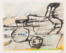 Willem Van Hecke (1893-1976): Still life, oil on paper marouflated on board, dated 1965