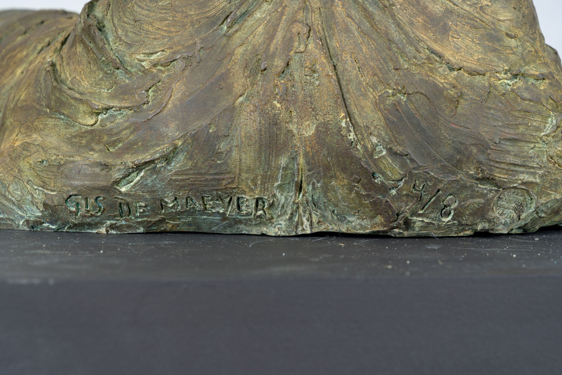 Gis De Maeyer (1942): 'Odine', patinated bronze, ed. 4/8 - Image 7 of 11