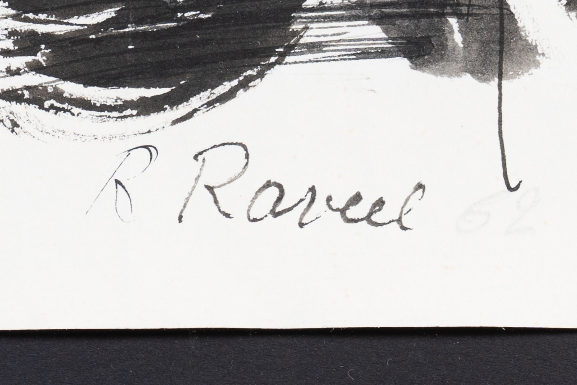 Roger Raveel (1921-2013): 'Met pen en penseel', ink on paper, dated (19)62 - Image 3 of 5