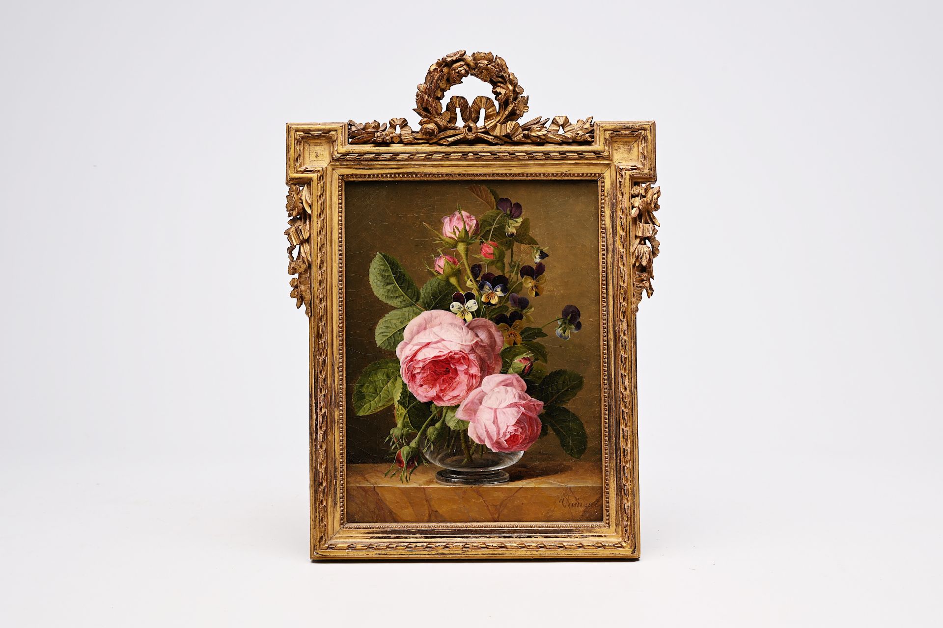 Jan Frans Van Dael (1764-1840): Still life of flowers, oil on canvas - Bild 2 aus 8