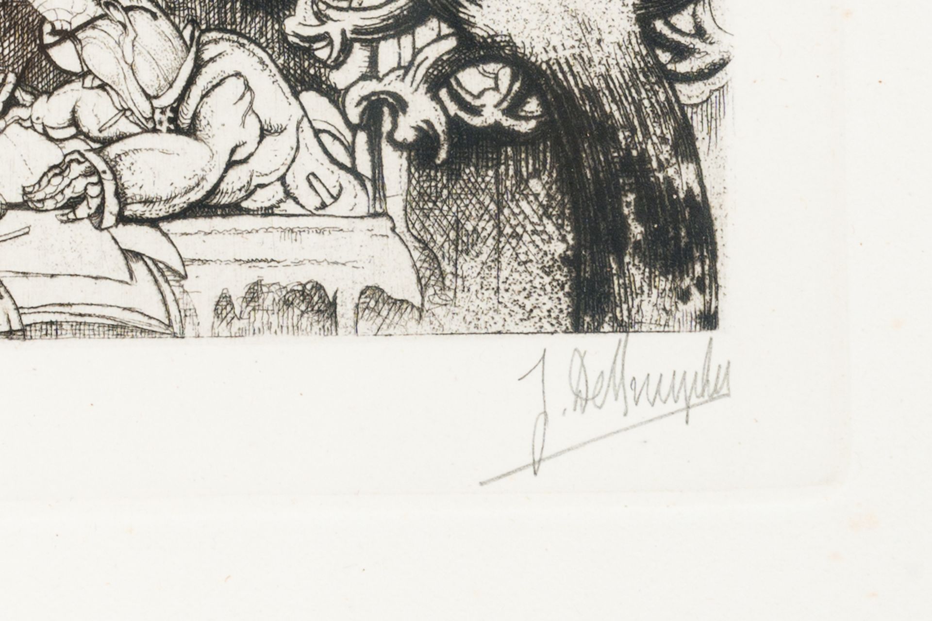 Jules De Bruycker (1870-1945): 'De gulle Sint', etchings, ed. '1r etat' and 2/260, (1938) - Bild 7 aus 8
