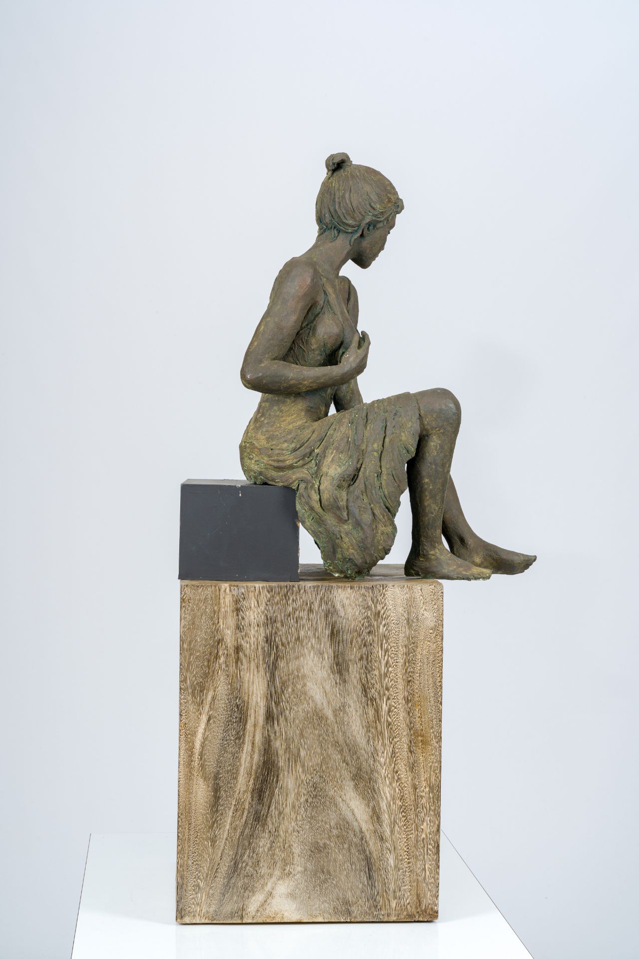 Gis De Maeyer (1942): 'Odine', patinated bronze, ed. 4/8 - Image 6 of 11