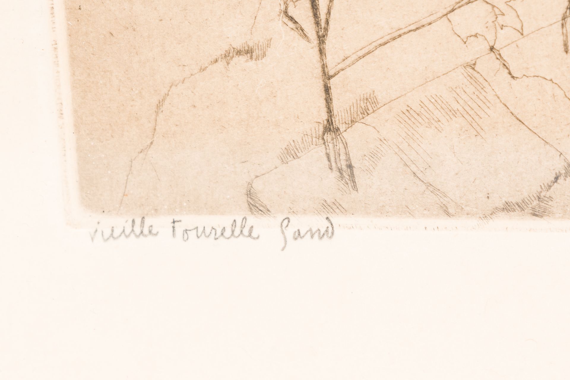 Jules De Bruycker (1870-1945): 'Vieille Tourelle Gand', etching, ed. 13/50, (1925) - Bild 5 aus 5
