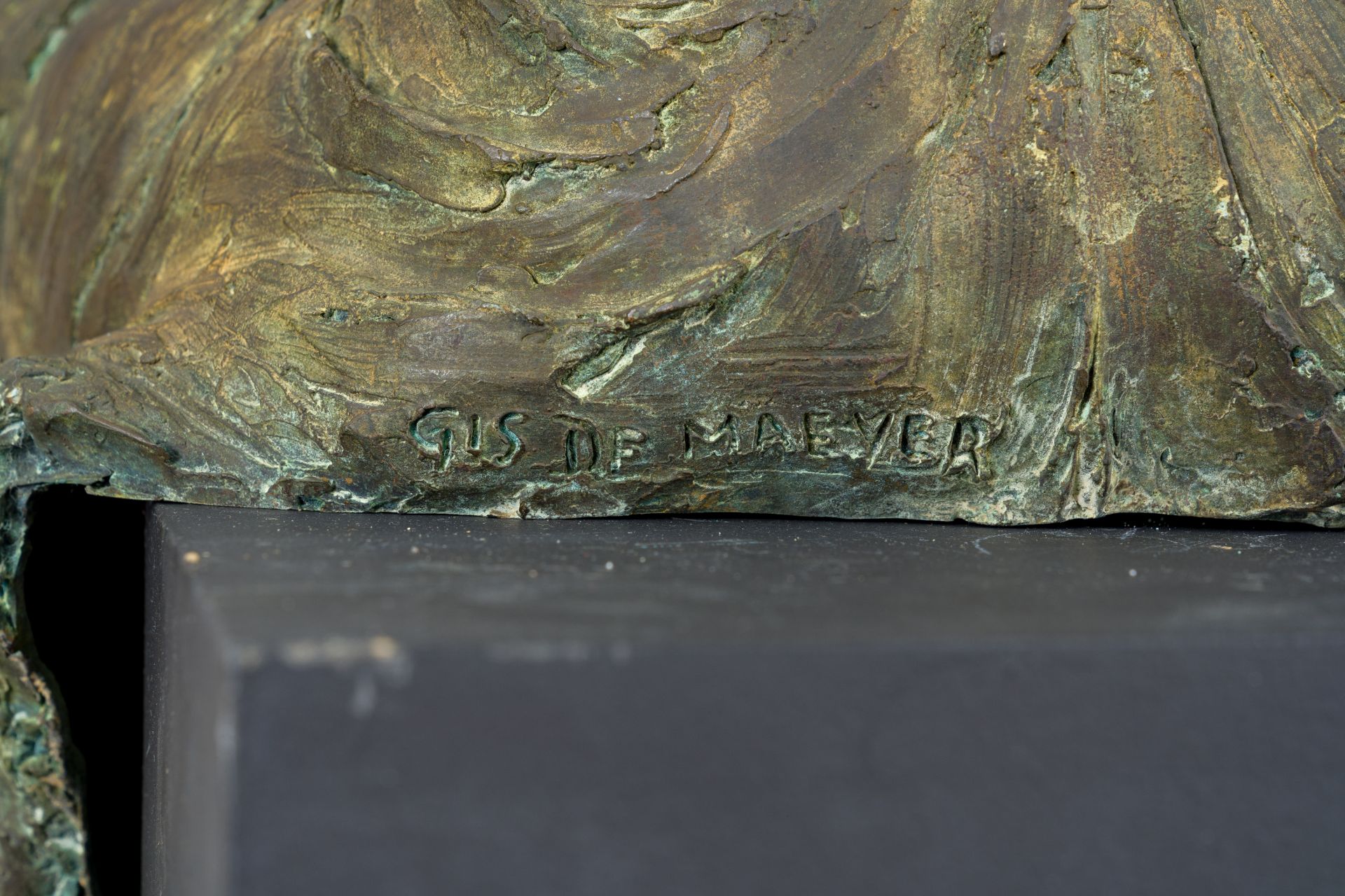 Gis De Maeyer (1942): 'Odine', patinated bronze, ed. 4/8 - Image 8 of 11