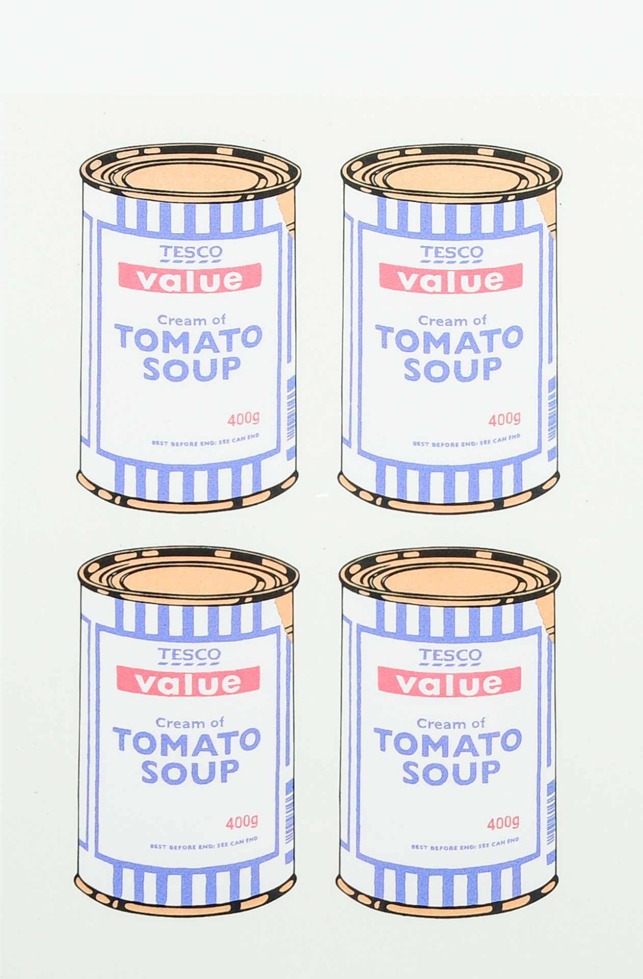 Banksy (1974, after): 'Soup cans', multiple, ed. 79/150